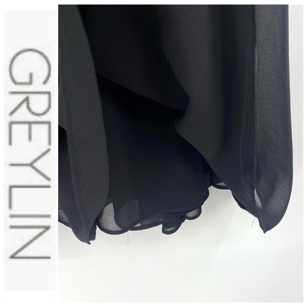 💕SALE💕 Graylin Black Kelvin Embellished Dress - Picture 7 of 10